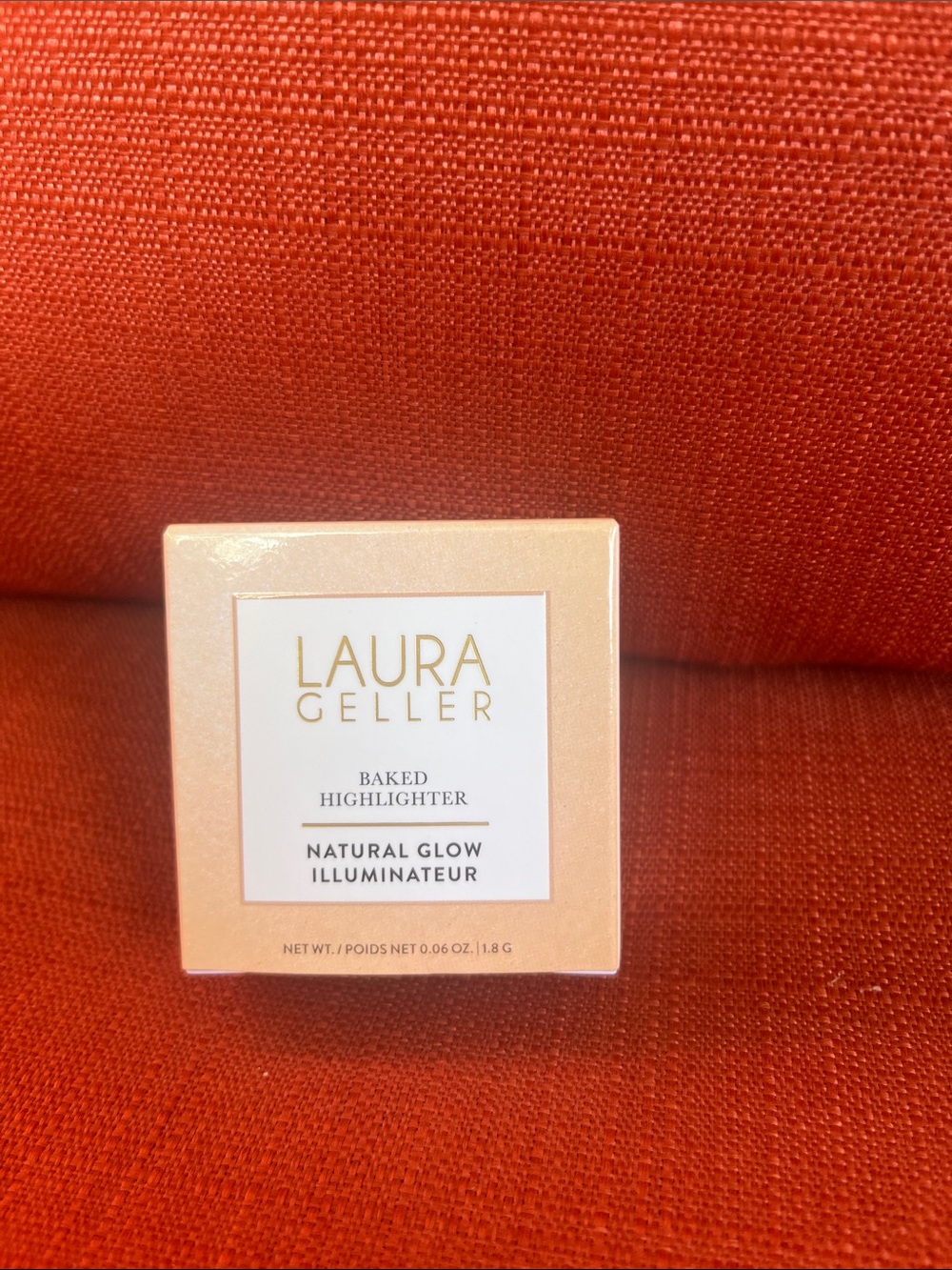NIB Laura Geller Baked Highlighter Natural Glow Illuminateur French Vanilla